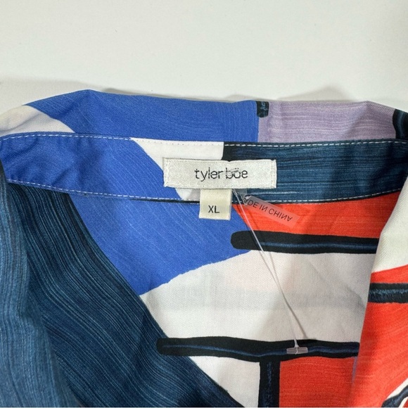 Tyler Boe Dina Mirror Top Button Front Shirt Multicolor - Picture 6 of 8